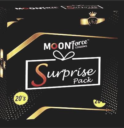 MOONFORCE personl onex lubricant(50 ML & moon-force dotted condoms(20"s unit) Condom