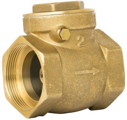 Castle 50MM BRASS HORIZONTAL CHECK VALVE PACK OF 1 Check Valves
