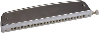 REVEL RVL-HA24SCS Harmonica For Beginner, Hobbyist, Professional Silver