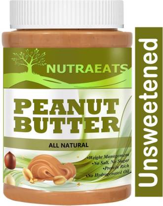 NutraEats Nutrition 100% Pure Peanut Butter Premium(128) 1 kg