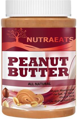 NutraEats Nutrition 100% Pure Peanut Butter Non-GMO Advanced Peanuts No Added Sugar Advanced(69)