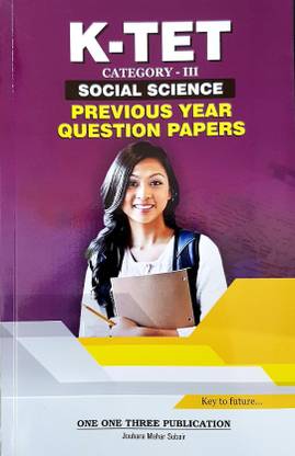 Ktet Social Science Previous Year Question Papers |category Iii | One One Three Publication