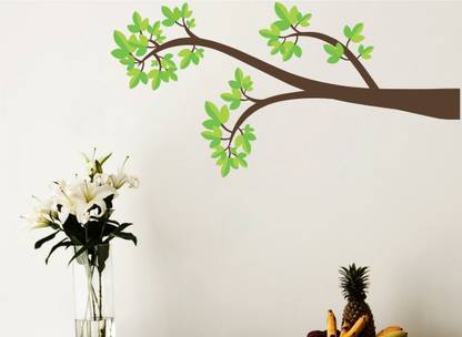 Decoration Designs 109 cm Wall Sticker cute tree branch clipart Door,Window, Design Decal Standar(Cover Area:-109x55cm) Self Adhesive Sticker