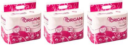 Origami So Soft - 3 Ply Toilet Paper | Tissue Roll - 12 in 1 (Pack of 3)- 36 Rolls - Total 5760 Pulls Toilet Paper Roll