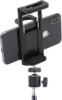 Viraan Dual Mobile Phone Holder with Rotating Ball Head Compatible with All Mobile Phones and tablet ( COMBO PACK OF 2 ) ( BALL HEAD | 2IN1 HOLDER ) Tripod Bracket