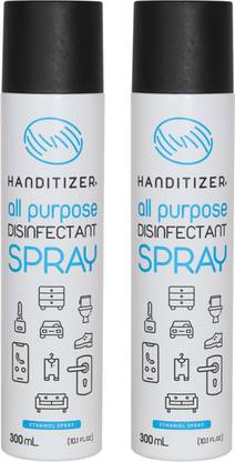 Handitizer Multipurpose Surface Disinfectant Spray for Germ Protection (Pack of 2) | Alcohol Sanitizer Spray to Kill Bacteria and Virus