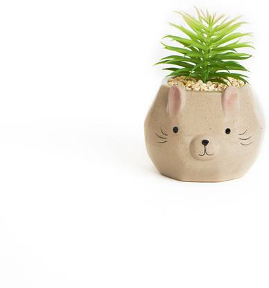 chumbak Hopping Around Faux Planter Artificial Plant  with Pot