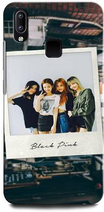 INTELLIZE Back Cover for Vivo V9 1723 LISA, JENNIE, ROSE, JISOO, BLACK PINK FRAME