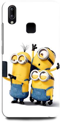INTELLIZE Back Cover for Vivo V9 Pro 1851/PD1730DF_EX MINIONS, FUNNYMINIONS, COMIC, MOVIE, CARTOON