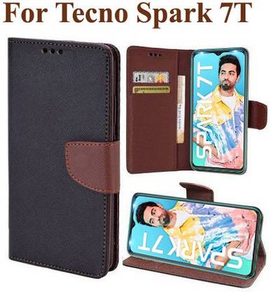 Carnage Flip Cover for Tecno Spark 7, Tecno Spark 7T