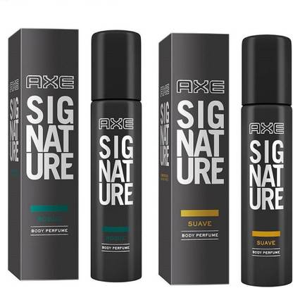 AXE Signature Rogue Perfume Body Spray +Signature Suave Perfume Body Spray -for men 122 ml Deodorant Spray  -  For Men