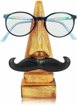 HiraWoodArt 1 Compartments Wood Sunglasses Stand