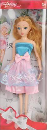 KOOZA COLLECTION New Cute Pretty Bow Doll House With Stylish Hairs (Multicolor, Blue)