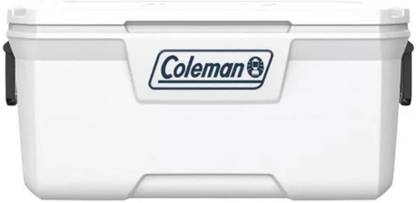 COLEMAN 120 QT Xtreme Marine Ice Box, extra large 113L cooler box, holds ice for up to 5 days, capacity 204 cans, superior insulation, UV protection, high-quality made in USA, blue