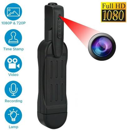 Bzrqx HD 1080P Video Recorder with Clip Small Security Spy Cam for Home and Office, Mini Hd Audio Video Recording Security Camera