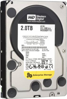 Western Digtal WD RE4 2 TB Desktop, Laptop Internal Hard Disk Drive (HDD) (WD2000F9YZ)