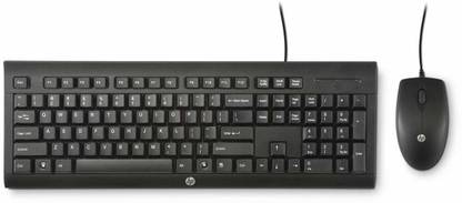 HP C2500 Multimedia Slim Wired USB Standard Laptop Keyboard Compatible with Desktop, Laptop, Mac