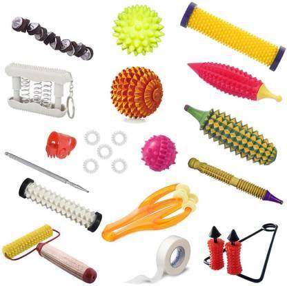 netclub SAG72 Acupressure Massager Tools Kit Combo With Full Body Power Rollers, Massagers & Star Magnets finger massager accupressure kit fitness kit home gym Massager