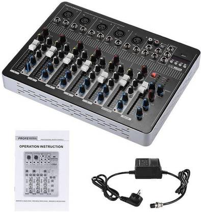 Eastar Eas-702 7 Channel Live sound Mixer inbuilt usb and recording Analog Sound Mixer