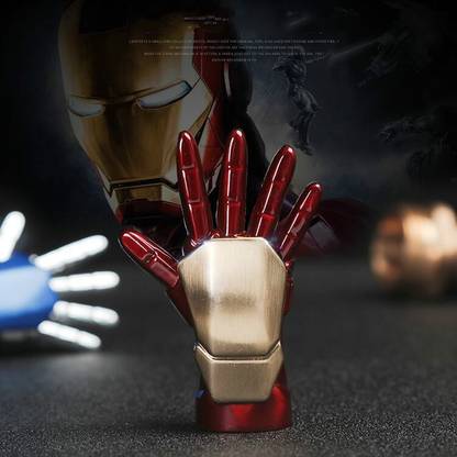 FITUP Iron Man Hand Electric Cigarette Lighter Rechargeable Flameless Pocket Lighter Iron Man Lighter Cigarette Lighter