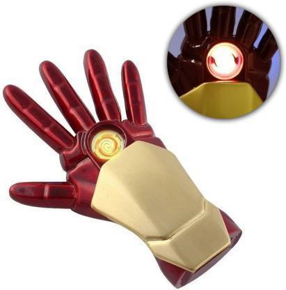 play run Ironman Hand Shape Rechargeable USB Cigarette Wind Proof Lighter Rechargeable USB Cigarette Lighter Cigarette Lighter