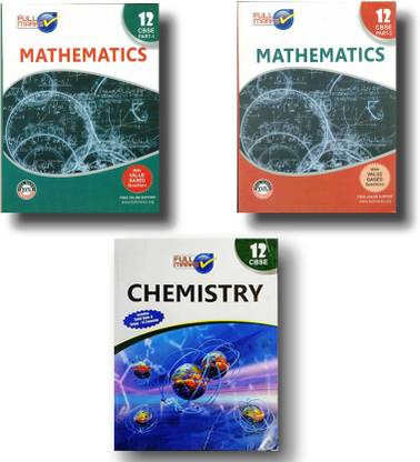 Full Mark Chemistry, Mathematics Part 1 + 2 Class 12 Cbse 2022