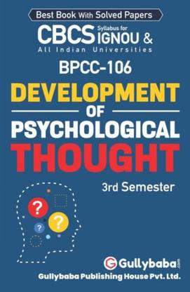 IGNOU BPCC-106 Development Of Psychological Thought