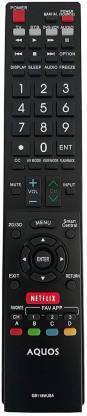 Akshita TV Compatible For GB118WJSA LED LCD TV Remote Control With Setting Capture Button ( Chake Image With Old Remote ) SHARP AQUOS Remote Controller