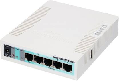 MikroTik RB951G-2HnD Router Board Wireless Router 2.4 GHz 300 Mbps Wifi Speed Single Band Internal Antenna Access Point Mode