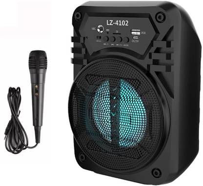 OUD LZ-4102 Wireless Bluetooth Speaker with Karaoke Mic 5 W Bluetooth Speaker
