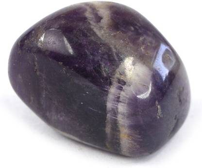 CRYSTU 05-Amethyst Brazilian-Single-Tumble-Stone-1pc Polished, Regular Asymmetrical, Round Crystal Pebbles