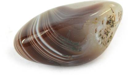 CRYSTU 24-Botswana Agate-Single-Tumble-Stone-1pc Polished Asymmetrical Crystal Pebbles
