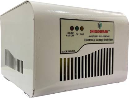SHIELDGUARD Classic Pro 600VA Voltage Stabilizer for 65 Inch LED/LCD TV + Set-Top Box (100% Copper) Voltage Stabilizer