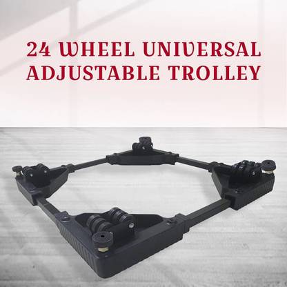 Wheel Crew Washing Machine, Refrigerator 24 WHEEL UNIVERSAL ADJUSTABLE Material Plastic