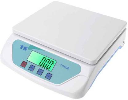 WDS ®TS-500 Backlight Electronic TS-500 Platinum Digital Compact Scale, 30 Kg Capacity Best Qualtiy Kitchen Use Weighing Scale (TS-500)(Platform Size: (6.8 x 8.5) inch, White)#Made in China Weighing Scale