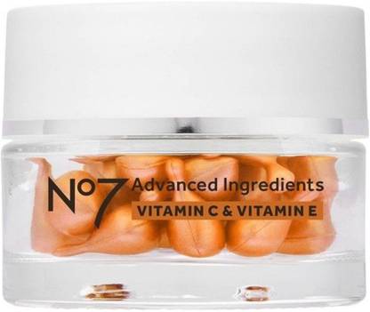 No7 Advanced Ingredients Vitamin C & Vitamin E Facial Capsules