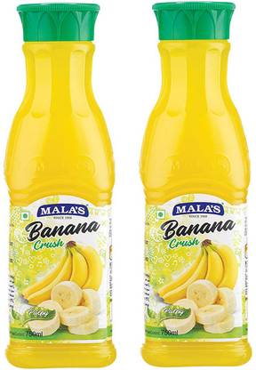 MALAS BANANA CRUSH 1500 ML (750ml*2)