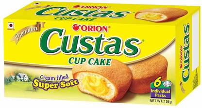 ORION Custas Cup Cake, 138 g Cookie Cake Biscuit