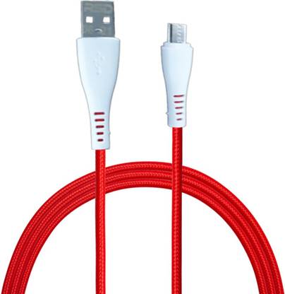 komstec Micro USB Cable 1 m V8 Ultra-Fast Charging Data Transfer Cable 1m Length Micro USB Cable Compatible with All Micro USB V8 Phone Supported White Color 1 m Micro USB Cable (Compatible with MOBILE, E-reader, Tablets, Power Banks, MP3 Player, Red, White one cable )