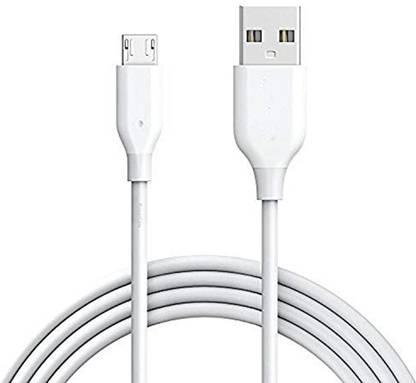 komstec Micro USB Cable 1 m V8 Ultra-Fast Charging Data Transfer Cable 1m Length Micro USB Cable Compatible with All Micro USB V8 Phone Supported White Color 1 m Micro USB Cable (Compatible with MOBILE, E-reader, Tablets, Power Banks, MP3 Player, Whit one