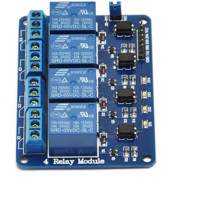 Electrobot 4 Channel DC 5V Relay Module Car ATC Power Module