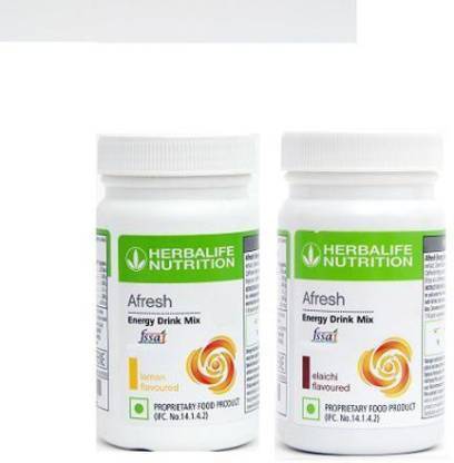 HERBALIFE afresh eanergy drink mix LEMON+ELAICHI Nutrition Drink