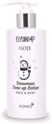 Elysiann Glorry Snowman tone up face & body lotion for Deep Hydration