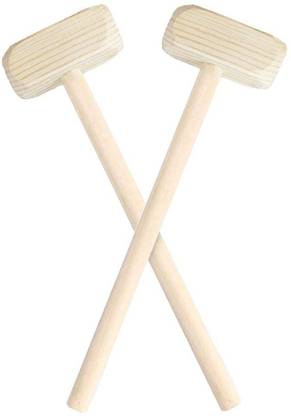 Curated Cart Pinata Cake Hammers, Mini Wooden Mallet for Breaking Chocolate Cake (Pack of 2) Pinata Cake Hammers, Mini Wooden Mallet for Breaking Chocolate Cake (Pack of 2) Speciality Hammer