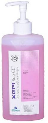 Sanmed XEPI RUB CET Hand Sanitizer Bottle + Dispenser
