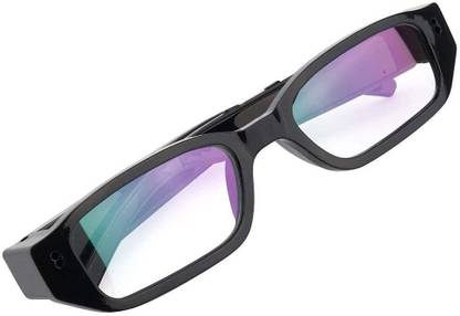 Bzrqx Spy Camera Spectacles Hidden Camera Specs Mini Portable Hidden Secret Lens Wearable Spectacles Glasses Spy Cam 720p Video Audio Recording Security Camera