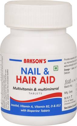 Bakson Nail & Hair Aid Tablets