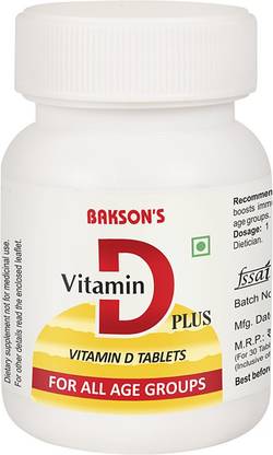 बकसों Vitamin D Plus Nutritional Supplement टैबलेट्स