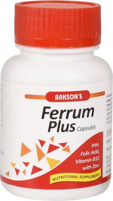 Bakson Ferrum Plus Nutritional Supplement Capsules