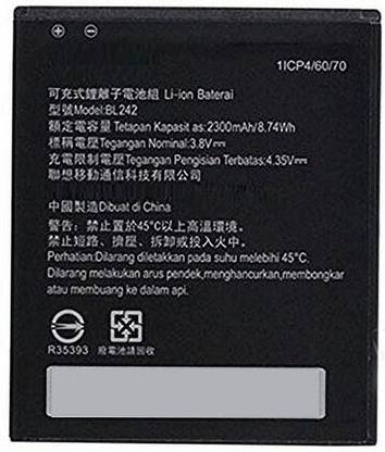 SUPERCART Mobile Battery For  Lenovo BL242 K3 / A3860 / A3580 / A3900 / A6000 / K30-T 3 Month Warranty